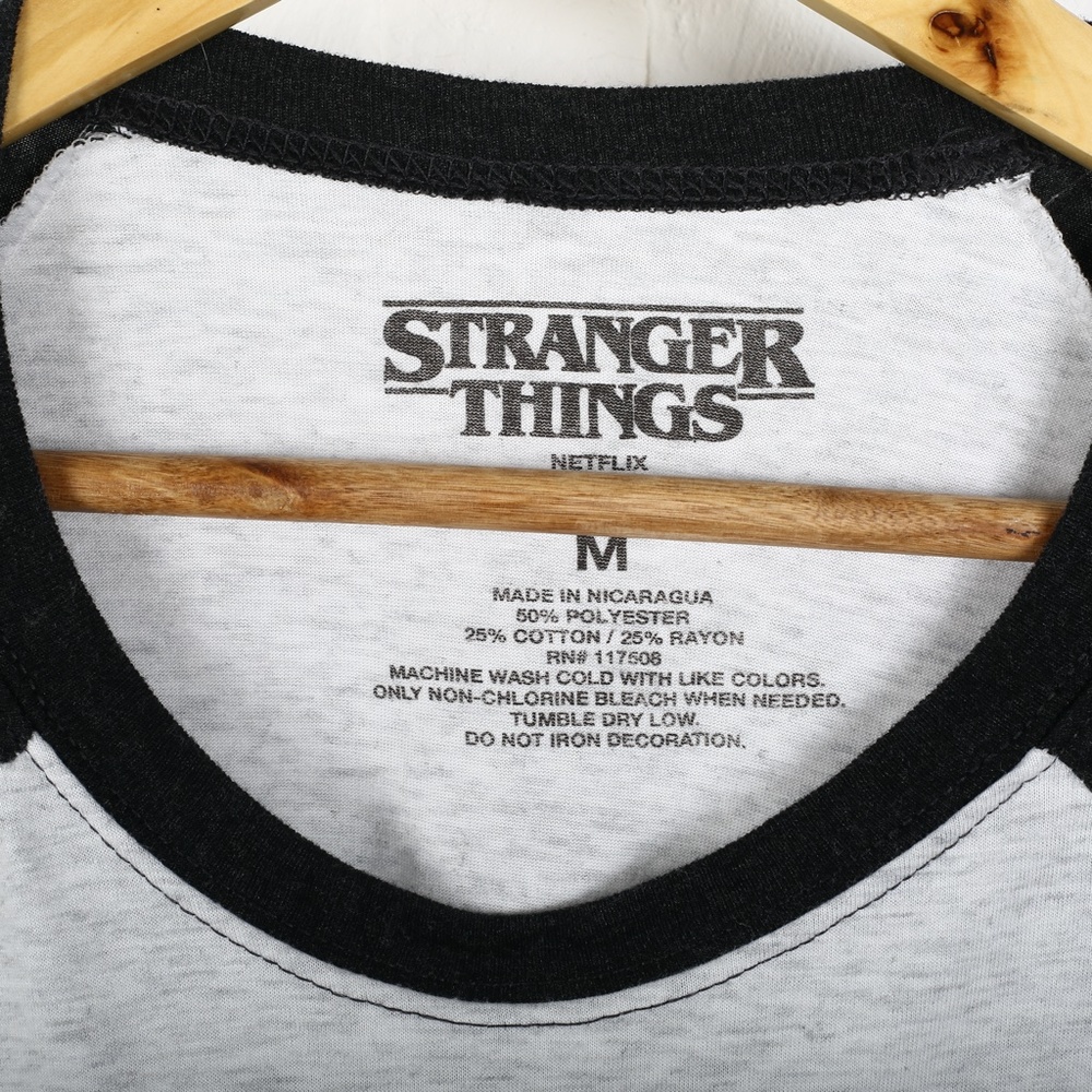 Stranger Things Night Ride Graphic Raglan Tee - Picture 3 of 5